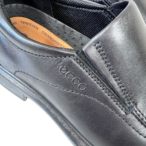 Ecco Helsinki Black Leather Slip-On Comfort Casual Dress Shoe main image 12
